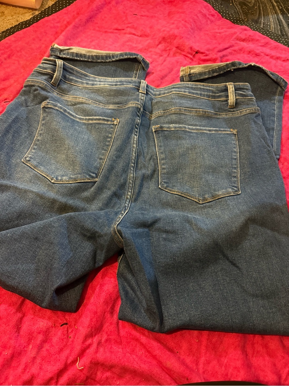 Women’s Boot Cut Jeans in Dark Blue